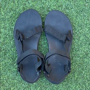 Teva Original Universal Flat Sandal Black Size 9